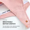 women's Panties For Teenage girls Thongs Sexy Thongs Cotton Solid color letter belt Underwear G String lingerie 7PCS/Set 220311