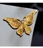 Broche papillon colorée classique, strass en cristal pour mariage, Bouquet d'insectes, épingle pour écharpe Hijab