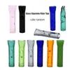 Sigaret Filter Tube Glas Tip Houder Smedig Pijpen Wegenwerp Voor Hookahs Ruw Droog Kruid Rolling Paper Dikke Pyrex Pipe