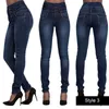 Sommar vintage smal pojkvän hög midja jeans för kvinnor stretch svart denim mamma jeans plus size push up mager jeans kvinna 210302