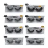 Newly Multistyles Selling Real Siberian 3D Full Strip False Eyelash Long Individual Eyelashes Lashes Extension