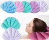 Soft Bathrooms Pillow Home Comfortable Spa Inflatable Bath Cups Shell Shaped Neck Bathtub Cushion Bathroom Accessories