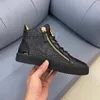 Marca masculino confortável rebanho couro metal sapatos casuais vestido de festa sapatos masculinos tênis rasos com cadarço cor preta tamanho grande mkjaa0002