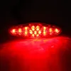 Evrensel DC 12 V Kırmızı LED Motosiklet ATV Dirt Bike Fren Durdurma Kuyruk Işık Braketi olmadan