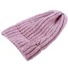 Beanie/Skull Caps Autunno Inverno Donna Solid Warm Knit Elastic Cinille Addensare Cappelli Amanti della moda Cappello Street Skullies con cappuccio Scot22