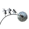 Fleur Fairy Garden Dandelion Fairies Pixies Decor Sculptures Figurine Sculptures Fairy Garden Backyard Mystical Lawn Stakes Fairy Garden Y093834622