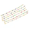 Bracelets de charme 1pc 304 en acier inoxydable religieux pour femmes bijoux multicolore croix accessoires à la mode cadeau 18,5 cm de long FAWN22