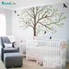 Adesivos de Parede Grande Árvore De Berçário Decalque Home Kids Sala Decoração Vivendo Adesivo Costura Murais BB076