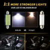4PCS New Festoon LED Bulbs 31mm 36mm 39mm 41mm C5W C10W Super Bright Car Dome Light Canbus No Error Auto Interior Reading Lamps