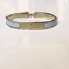 عالي الجودة bangle الفولاذ المقاوم للصدأ زوجين بوكلي أزياء المجوهرات فالنتين 039s هدية للرجال والنساء 191M4178987