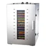 1000W 16 trays huishoudelijke voedsel dehydrator machine roestvrij stalen snacks fruit droger maker voor groenten gedroogd fruit vlees drogen