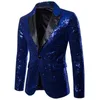 Men's Suits  Blazers Mens Suit Jacket Performance Sequin Gold Stage Wine Party Dress Host Social Top 2021 Spring Clothes245A