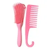 wide tooth detangling brush