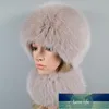 Beanie/Skull Caps Hand Make Women Real Genuine Fur Hat Scarf Girls Natural Headbands Cap Winter Knit Scarves Beanies1