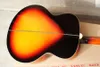 Gyllene tuners 43 tum tobaks sunburst akustisk gitarr med rosewood fretboard, röd pickguard, kan anpassas