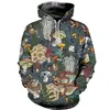 Tessffel est Plants Mushroom Fungus Camo Funny Fashion Tracksuit Pullover 3DPrint Zipper/Hoodies/Sweatshirts/Jacket A-19 220217