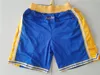 Heren Teambasketbal Kort Gewoon Shorts Don Sportkleding Met Zakrits Joggingbroek Broek Blauw Wit Zwart Rood Paars Stitch Goed Hip Hop Maat S-XXXL Heren