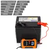 Caricabatterie universale per auto da 12 V per batteria intelligente per auto per tosaerba, barca, camper, SUV, ATV con display LCD