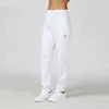 Brand Loose Cotton Linen Pants Women Soft Harem Breathable Slim cargo pants women Korean Leisure Hallen Black white 211124