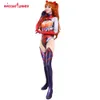 Asuka Langley Soryu Cosplay EVA Cosplay Garage Kit Ver 3D Impresso Plugsuit Jumpsuit Cosplay Costume P230411