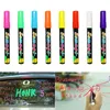 Distantes Head Erasable Highlighter Caneta FLOORESCENT Fineliner Canetas Escritório Pastel Marcadores Escola Estacionária Suprimentos