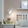 Lâmpadas de parede LED Lâmpada de cabeceira de cabeceira branca preta sala moderna sala de estar de leitura decorativa
