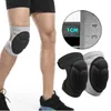 1Pair Thickening Football Volleyball Sports Knee EVA Pad Silicone Non-slip Pads Protect Cycling Sports Safety Knee rodilleras Q0913