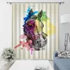 Curtain & Drapes Customized Size Luxury Blackout 3D Window Curtains For Living Room Horse Cortinas