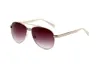 Mode métal rétro luxe lunettes de soleil pour hommes femmes marque concepteur pilote lunettes de soleil Protection Uv lunettes ovales 5 couleurs