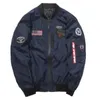 남자 폭격기 재킷 슬림 남성 착용 캐주얼 윈드 브레이커 남자 파일럿 재킷 패치 녹색 얇은 망 코트 outwear 의류 ​​의류 T200107