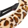 Elástico mullido Volant felpa estampado de leopardo protector para volante de coche trenza en el volante accesorio Auto 37-38cm Universal