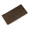 Wallets Luufan Genuine Cow Leather Mens Long Bifold Holder Male Wallet Daily Cash 8100R 2021