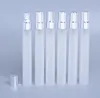 200pcs 20ml Frosted Glass Spray Bottle Refillable Perfume Atomizer Thin Glass Perfume Vials 20cc Sample Packing Bottles SN164