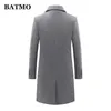 BATMO arrival winter high quality wool trench coat men,men's wool casual jackets,plus-size M-3XL 1721 211011