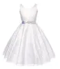 3-12yrs Girl Dress Kids Wedding Dama de Dama de Dama de Honra Girs Vestidos de Verão Festa de Verão Princesa Renda Traje de Roupas Roupas 210303