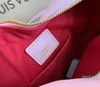 Fashion Designer L Women's Pink Leather Crossbody Shoulder Bags Luxury Heart Shape Mini Bag