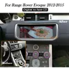 10.25inch carro dvd player rádio áudio gps navegação estéreo android10.0 tela de toque para range rover evoque 2012-2015 suporte USB Bluetooth 4g wifi