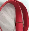 2022 designer women's fashion 7cm wide belt, blk, red body, gold belt buckle wholesale, AA8801387068