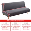 Fodera per divano letto di grandi dimensioni Fodera per sedile pieghevole Fodera elasticizzata per divano senza braccia Protezione elastica per la casa el Banchetto 211116