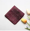 Women Handkerchief for Mens Big Silk Scarf Men Pocket Towel Square Scarf Chest Wedding6244684