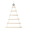 Nordischer Stil DIY hölzerner Weihnachtsbaum künstliche gefälschte Kindergeschenke Ornamente Wandbehang Dekoration für Zuhause 211112