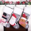 Julstrumpor Snö Elk Souvenir Bagssanta Claus Snowman Present Sock Bag Strumpor Dekorerad Xmas Party Decorations Pendant BH4851 TYJ