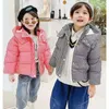 Giacche di cotone caldo per bambini autunno inverno Vestiti per ragazze Cappotti per bambini Cappotti per bambini Stile coreano Per capispalla per ragazzi 211023