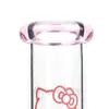 10 '' Pink Kitty Bong Cute Hookah Glas Roken KT Beker Bodem Clear Tube Kleine Water Pijp Kleurrijke Mond Groothandelsprijs 14 mm Vrouwelijke Joint en Kom