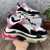 Paris 17FW Triple-S Leisure Shoes Dad Shoes Triple S Chaussures Tênis para Homens e Mulheres Sapatos de Plataforma Vintage Velho Vovô Trainer Ao Ar Livre