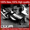 Fairings +Tank cover For BMW K1200 K 1200 S 1200S K1200S 05 06 07 08 09 10 Bodywork 28No.27 K-1200S 2005 2006 2007 2008 2009 2010 K1200-S Black white 05-10 Motorcycle Bodys