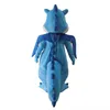 Halloween Blue Dinosaur Mascot Costume Cartoon Red Animal Anime theme character Christmas Carnival Party Fancy Costumes Adult Outfit