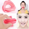 Party Favor 3 colors Silicone Rubber Face Slimmer Exerciser Lip Trainer Oral Mouth Muscle Tightener Anti Aging Wrinkle Massager Care T2I53016