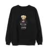Amerikanischer Bären T-Shirt-Druck Polos Herren langärmeliger Pullover mit Buchstaben 100% Baumwoll-Mode runder Nacken S-XXL