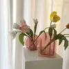 Instrine géométrique Vase acrylique Accueil Art Art Design Homestay Soft Décoration Modèle Assortir 210623